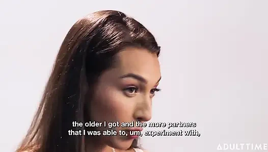 Bella Rolland saatlerce orgazm olabilir! yıldızı röportajı, yetişkin zamanı