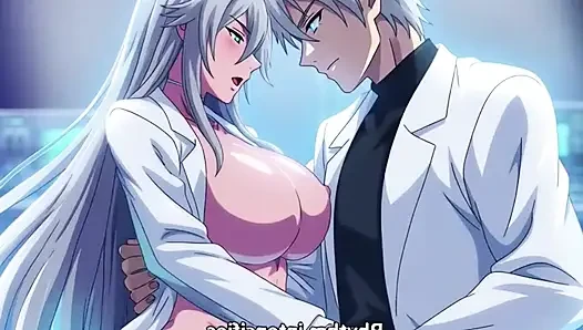 Mad scientist creates perfect futanari clone of himself for sex desire