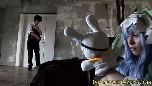 Japon cosplay bebek becerdin kadar cumsprayed