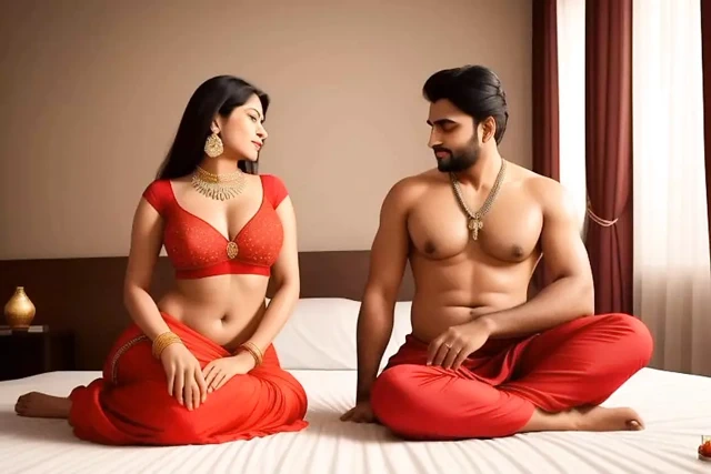 Ateşli desi Hintli tesisatçı ev sahibi yenge ile büyük 8 inçlik yarakla seks yapıyor