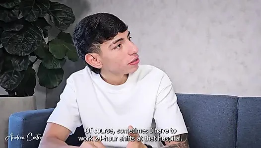This guy finds out I'm a porn actress and destroys my pussy with his big cock - Andrea Castro & Esteban Gamboa