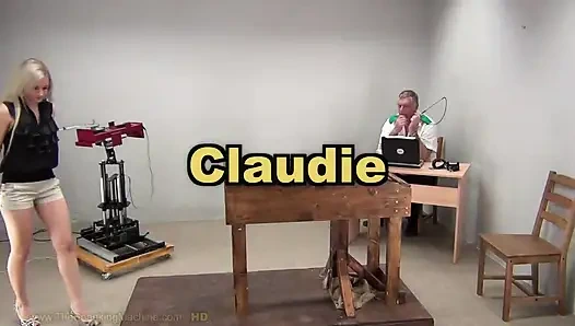 Claudie şaplak makinesi - göt kırbaçlama
