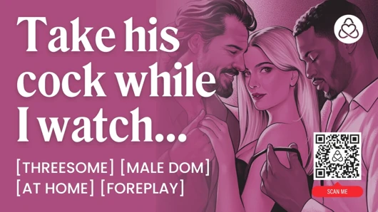 Asmr sesli porno: erkek baba dom itaatkar karısını paylaşıyor - mfm üçlü seks ve evli kadın - kadınlar için erotik sesli rol yapma