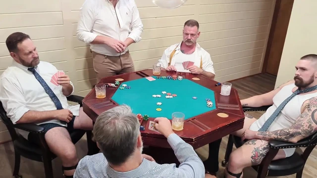 Poker Night turns into huge bear orgy