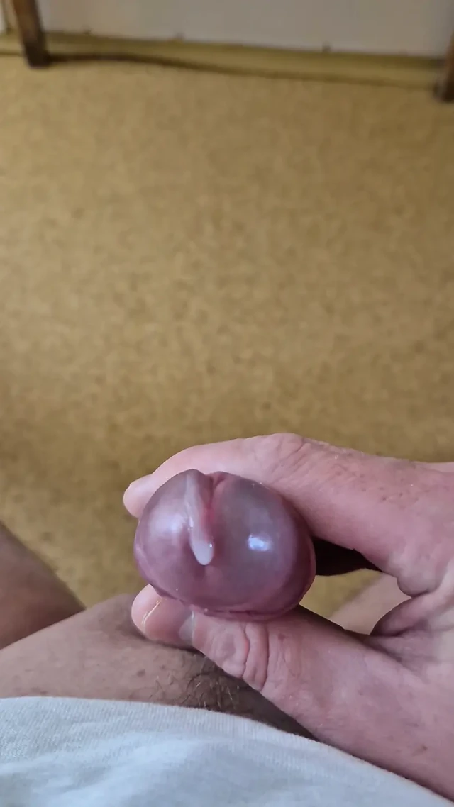 Sonunda güzel beyaz sperm püskürteceğim