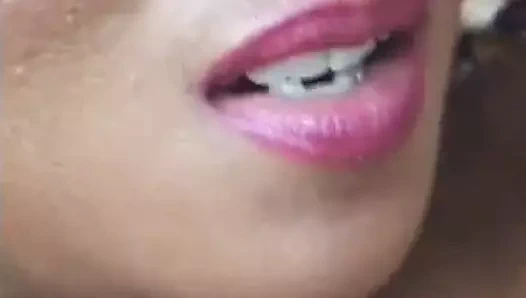 Busty siyah bebek gets parçalanmış tarafından büyük beyaz çük