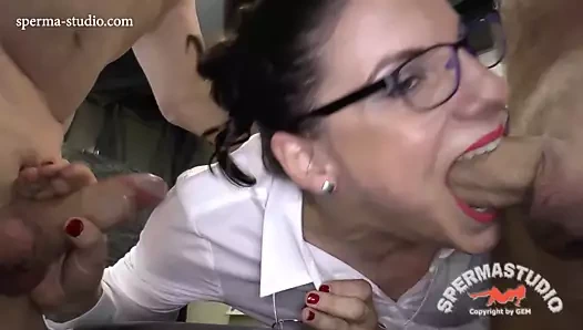 sperm stüdyoları boşalmak &amp; anal sekreter nora - kısa - 10226