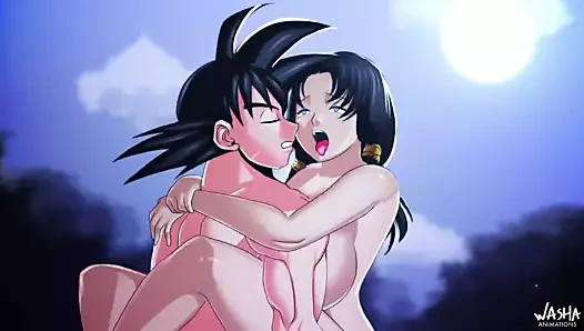 Goku x videl - yıkama animasyonları