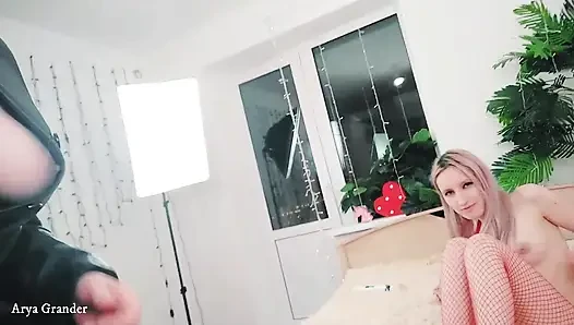 Çekimden güzel sahne arkası, lezbiyen eğlencesi