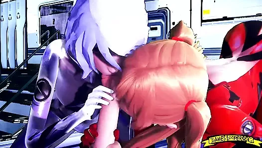 Nerv Dual Blowjob - 3D Animation