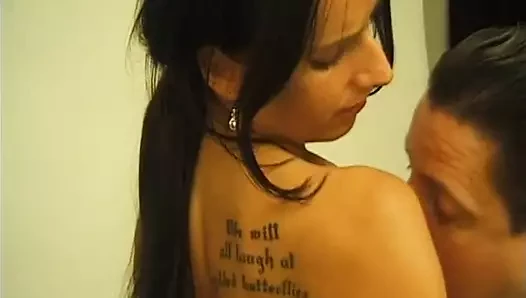 Secretly filmed Natural brunette Martina with perky tits