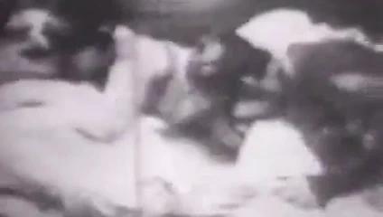 Vintage Fransız 1920'lerde siyah fare