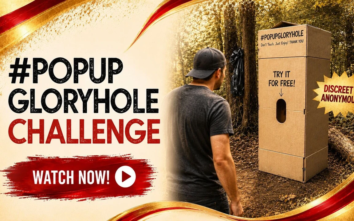 Popupgloryhole açık Hava Eşcinsel Gloryhole