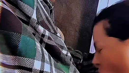 İlk kez büyük zenci emiyor amatör