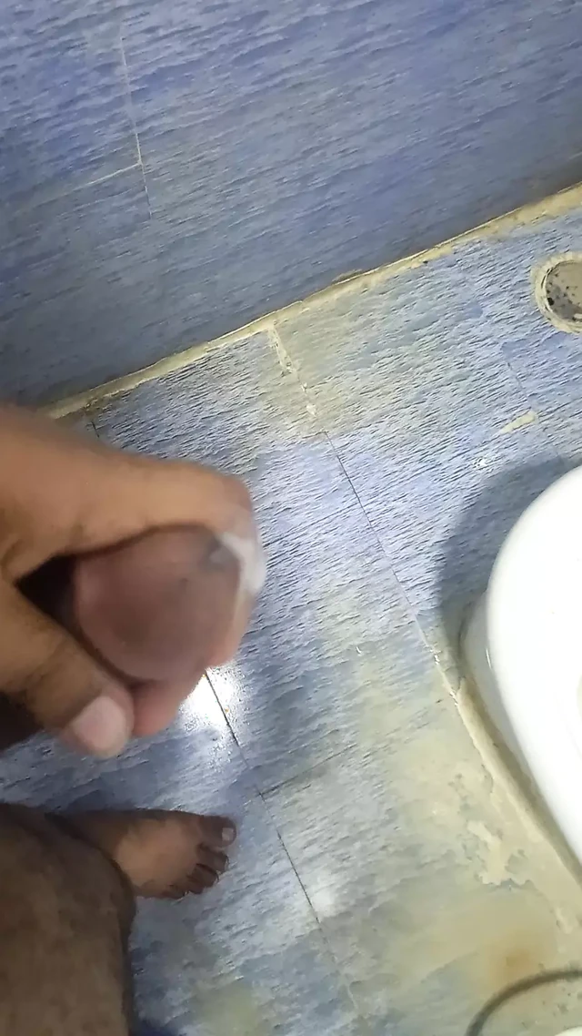 Tamil guy enjoying himself with uncut cock