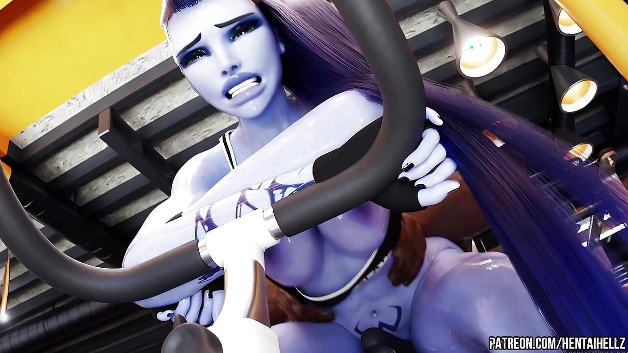 Overwatch - dul spor salonunda antrenman yaparken götten sert sikildi.