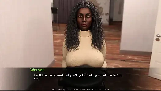 Çikolatalı pişirme 1 iri güzel kadınla bir şehre taşındı