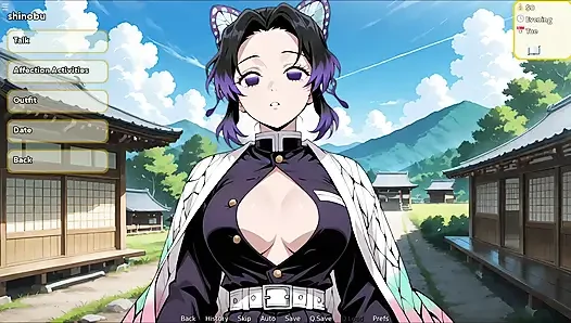 Hentai hustle - şeytan avcısı shinobu'nun pembe amını sikiyor