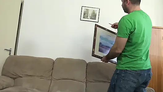 Hamile orta yaşlı seksi kadının sert yarağına ihtiyacı var!