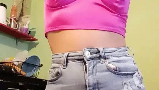 Hot blonde loves to play