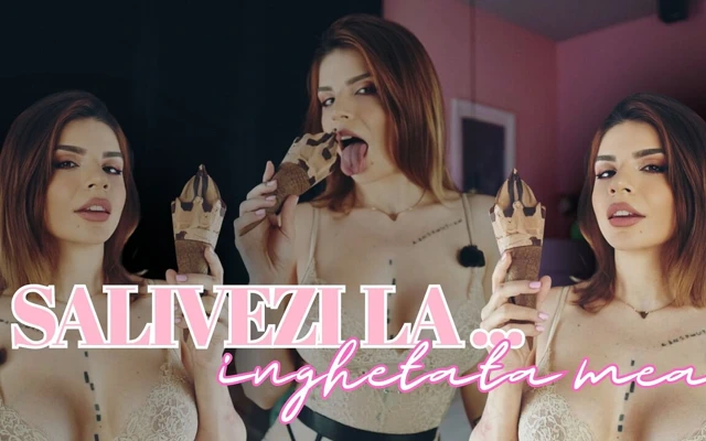 Dondurmamın üzerine salya akıtıyorsun