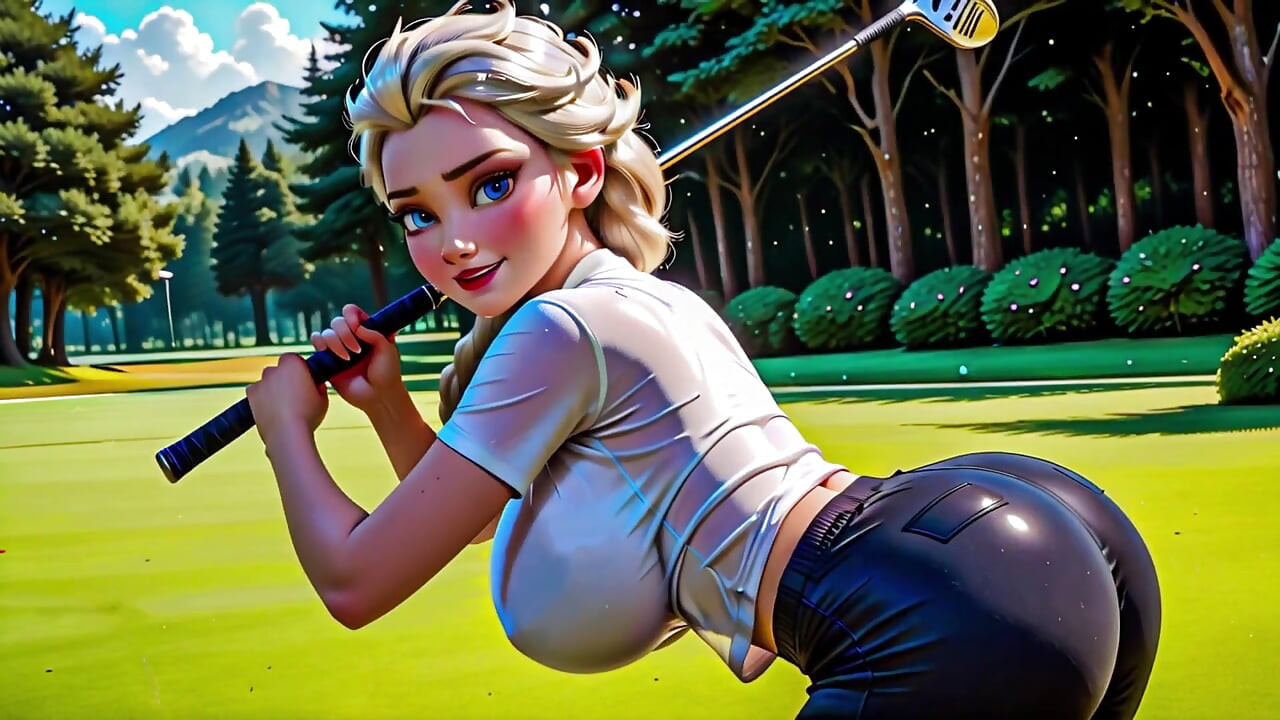 Golf kızı -ai generated-