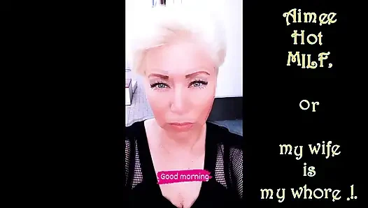 Harika olgun sürtük evli kadın Aimee ateşli orta yaşlı seksi kadının sihirli sikiş ağzı .!.