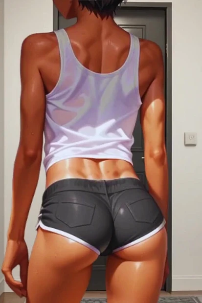 Аниме фембоя трахает в задницу отчим