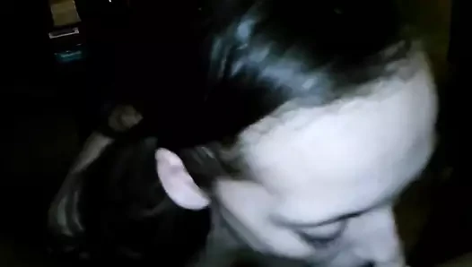 Mamada casera interracial