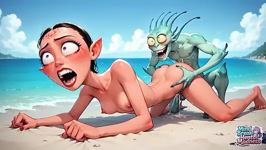 Fışkırtmalı penisler ve uzaylı kremi: mind break plaj orgazmı