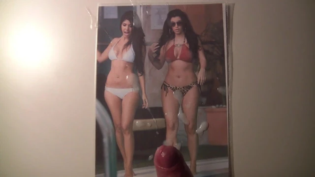 Kim ve kourtney kardashian boşalıyor