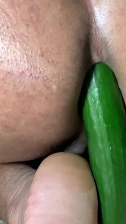 Horny Pakistani Chubby Gay Boy Raheel Fucks His Tight Ass with a Massive Cucumber - Homemade Solo Anal Masturbation… | Clip 2