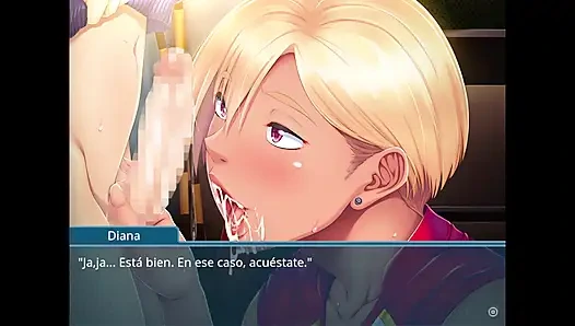 Ah evet! Kasshoku kaltak Hitozuma no seiyoku kaishou. Esmer orta yaşlı seksi kadın kahramanın bekaretini kaybetmesine yardım ediyor. Alt İspanyolca Bölüm 1