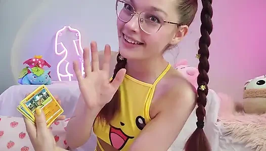 E-kız göğüsleri ve pokmon çekiyor