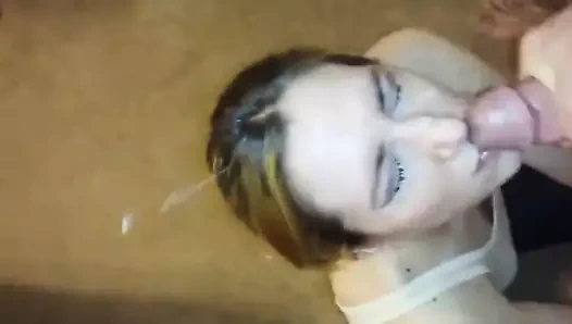 Yüze boşalmak kız arkadaş