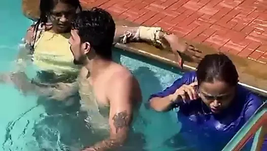 Çekimden sonra eğlenceli zaman sanatçısı