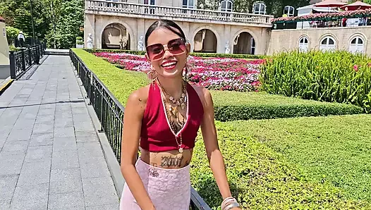 Eğlence parkının ortasında göte büyük miktarda döl