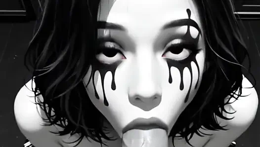 Hentai anime - arkadaşım beni film izlemeye davet etti ve sonunda