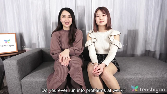 Azgın lounge kızları, mio yoshikawa ve asuka suzumura lezbiyen şovunda