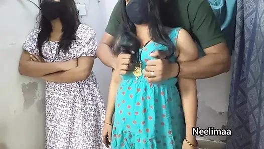 Hintli desi üçlü seks videosu. Hintli neelimaa yenge ve arkadaşı.