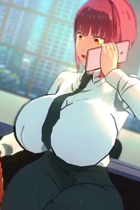 Chainsawman - makima ofis zevki - 3 boyutlu hentai animasyonları