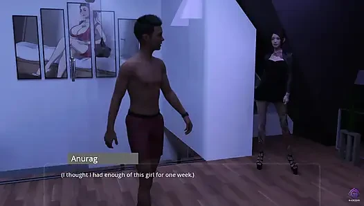 Hot Asian Friend Sneaks Into My Room to Get Her Ass Fucked - Midnight Paradise
