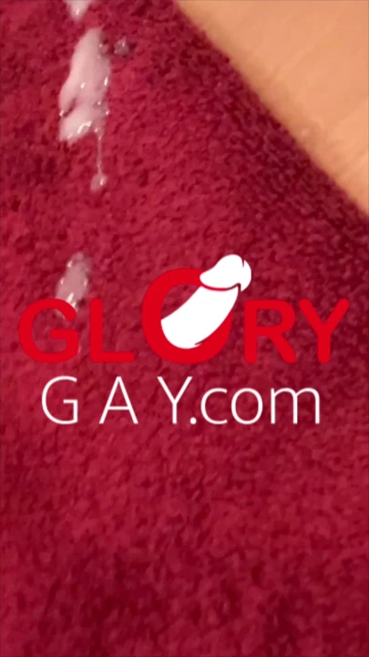 Horny little stiff daddy cock explodes instantly - balls squeezed tight & forced cumshot at gloryhole