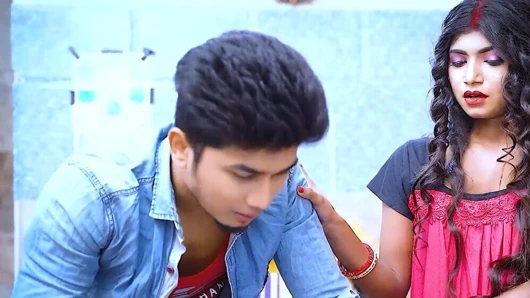 Desi   teen 18+ bhabhi fucked with a laptop service boy for hardcore fucking orgasm Full Movie ( Hindi Audio )