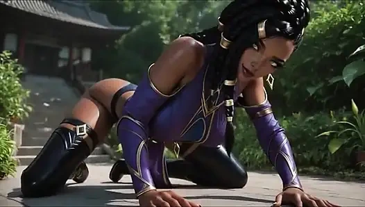 Senna League of Legends hentai derlemesi soyunuyor ve büyük memeler azdırıyor