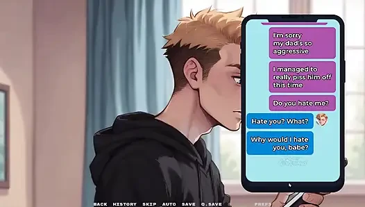Yeni kız arkadaşım tabu hentai oyunu ep.49 üvey kız kardeşim kız arkadaşımın götünü üvey babasının önünde yakaladı!