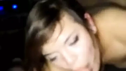 Sıcak spitroast üçlü seksi yarı asyalı karışımı