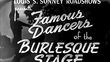 Fatima aşk dansı ile kışkırtıyor (1940'larda vintage)