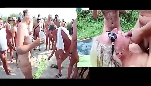 karısı alır bukkake at plaj