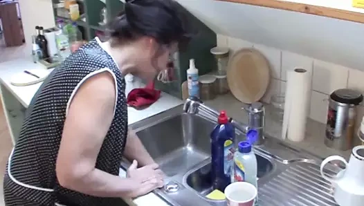 Ev hanımı sikişiyor